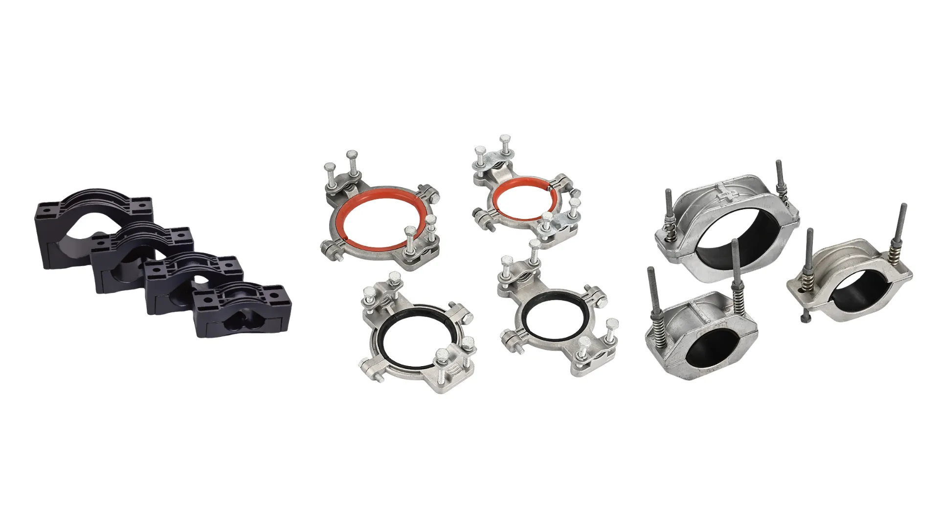 Image of various cable cleats